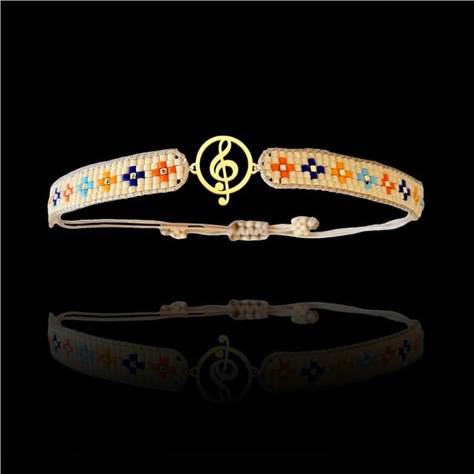TabiTela altın Bileklik Model 3 Müzik notası   G3B1204 0.5 gr - 2