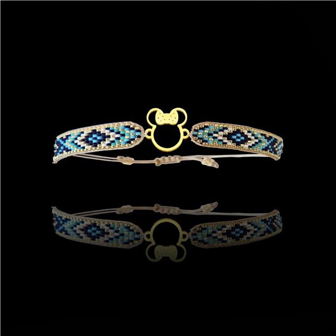 TabiTela altın Bileklik Model 4 Mickey Mouse   G4B74 0.5 gr - 2