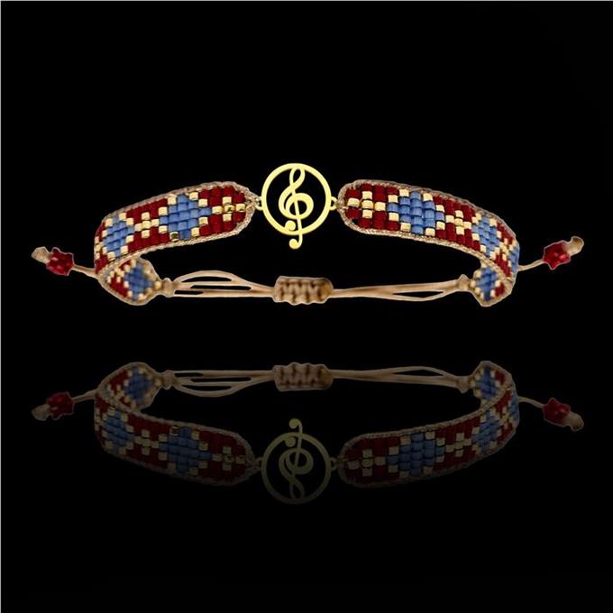 TabiTela altın Bileklik Model 1 Müzik notası   G1B1204 0.5 gr - 2