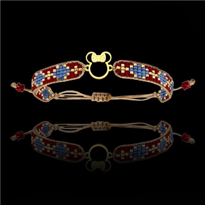 TabiTela altın Bileklik Model 1 Mickey Mouse   G1B74 0.5 gr - 1