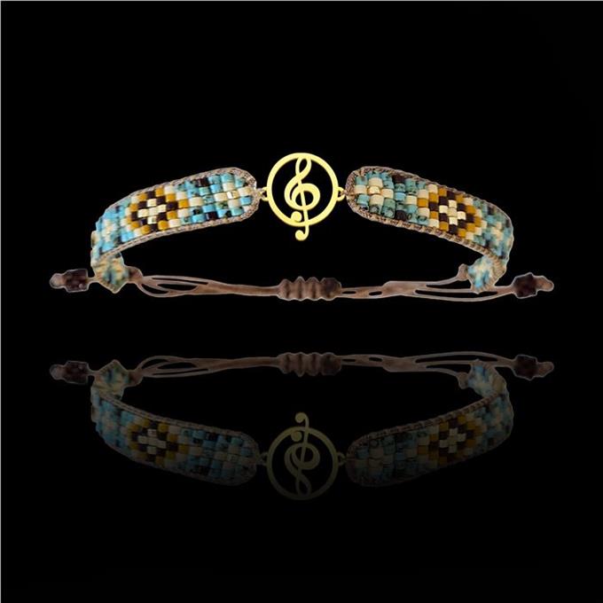 TabiTela altın Bileklik Model 2 Müzik notası   G2B1204 0.5 gr - 1