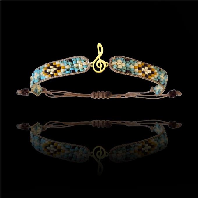 TabiTela altın Bileklik Model 2 Müzik notası   G2B14 0.5 gr - 1