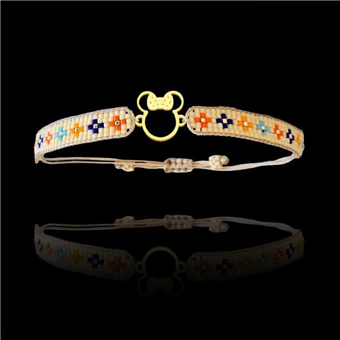 TabiTela altın Bileklik Model 3 Mickey Mouse   G3B74 0.5 gr - 1