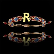 TabiTela altın Bileklik Model 1 Harf R   G1B649 0.5 gr - 1