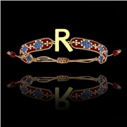 TabiTela altın Bileklik Model 1 Harf R   G1B732 0.5 gr - 1