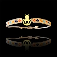 TabiTela altın Bileklik Model 3 Kedi   G3B266 0.5 gr - 1